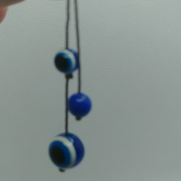 Evil Eye Pierced Earrings - Picture 4 of 4